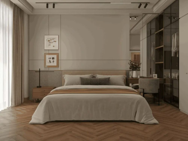 Кварцвиниловая плитка Alpine Floor Титан Паркет Арес ЕСО 29-9
